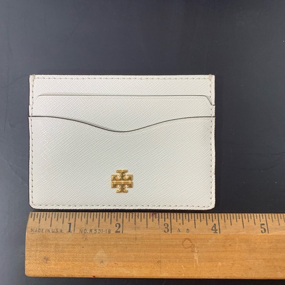 Tory Burch EMERSON SLIM CARD CASE IVORY - Picture 4 of 8